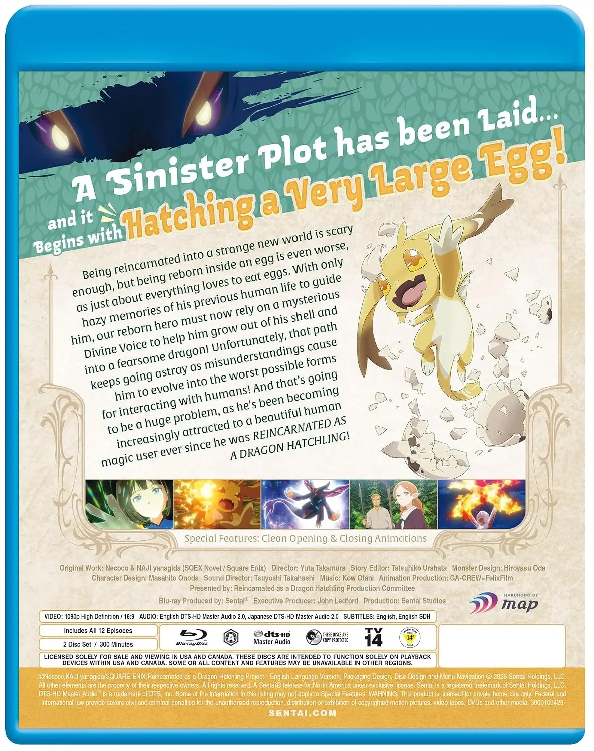 Reincarnated As A Dragon Hatchling: Complete Collection - Blu-ray - Image 2